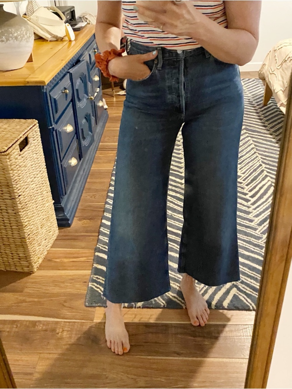 AGOLDE Dame High-Rise Wide Leg Jeans - Picture 10 of 10